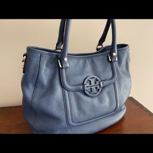 Tory Burch Amanda Satchel in Blue